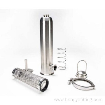 SS304 Sanitary Clamp Straight Filters-Strainers